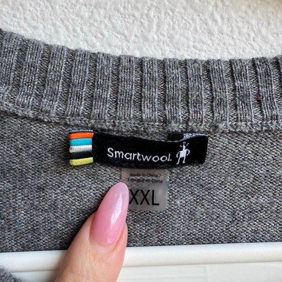 Smartwool Men’s XXL Kiva Ridge Sweater Merino Blend Gray Classic Crewneck - Picture 4 of 6